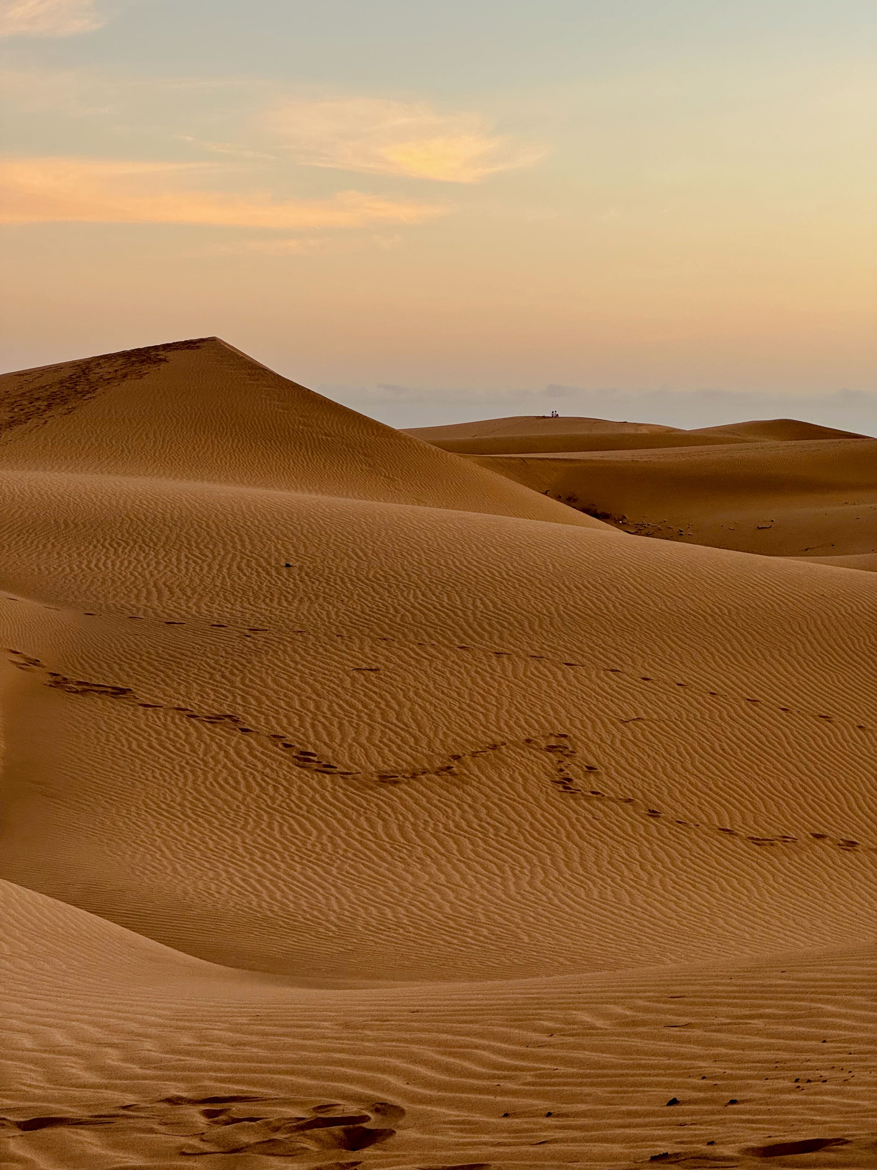 Maspalomas dunes at sunset